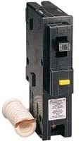 Square D HOM115GFI 1 Pole 15Amp Ground Fault Circuit Breaker by Square D