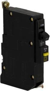 Thermal Magnetic Circuit Breaker, QOB Series, 120 V, 20 A, 1 Pole, Bolt On