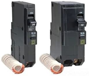 QOB215EPD SQUARE D EPD 15 AMP, 2 POLE GFCI EQUIPMENT ONLY, (Class B 30mA), 15A by SQUARE D