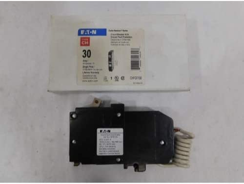 Eaton CHFGF130 30A, 1P, 120V, 10 kAIC, Type CH Ground Fault CB