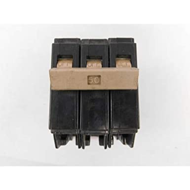 Eaton CH350 Plug-On Mount Type CH Circuit Breaker 3-Pole 50 Amp 240 Volt AC