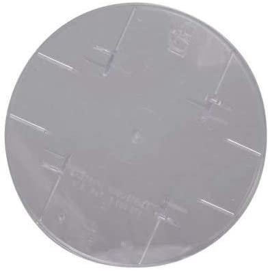 Eaton 1MMPCP Lexan Circular Meter Socket Blank Cover 7 Inch Length x 7 Inch Width x 0.5 Inch Height
