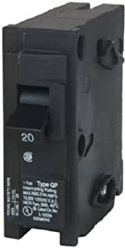 Siemens Q120 20 Amp Single Pole Circuit Breaker