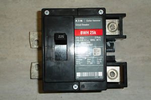 Westinghouse Cutler Hammer BWH2225 225 Amp Main Circuit Breaker 25K