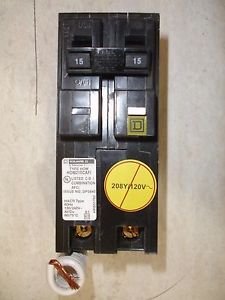 Square D HOM215CAFI or HOM220CAFI 2 pole Arc-Fault Homeline Circuit Breaker