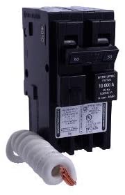 SCHNEIDER ELECTRIC 120/240-Volt 50-Amp HOM250EPD Miniature Circuit Breaker 120/240V 50A
