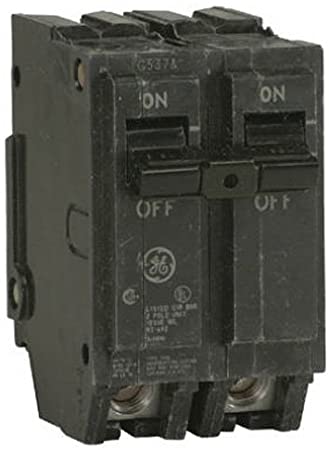 General Electric THQL21100 Thick Series 2-Pole 100-AMP Circuit Breaker, 100 amp, As shown in the image