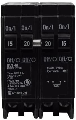 Cutler Hammer - BQC215220 - Quad Circuit Breaker