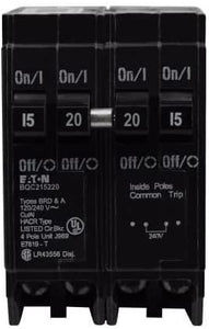 Cutler Hammer - BQC215220 - Quad Circuit Breaker