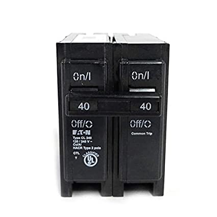 Eaton CL240 Breaker, 40A, 2P, 120/240V, 10 kAIC, Classified