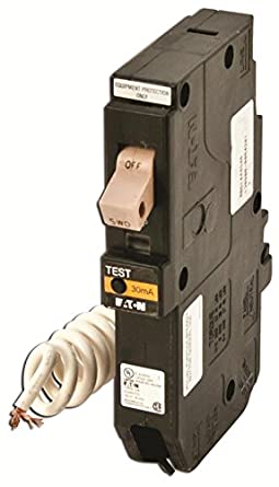 Eaton CHFEP120 Breaker, 20A, 1P, 120/240V, 10 kAIC,CH Equipment Protector W/Flag