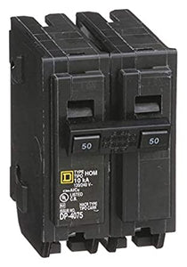 2P Standard Plug In Circuit Breaker 50A 120/240VAC