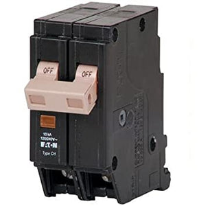 Eaton CHF220 Breaker, 20A, 2P, 120/240V, 10 kAIC, Type CH