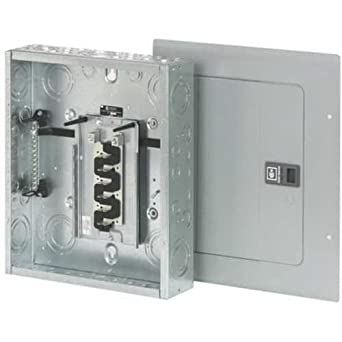 Eaton BR1224L125 Br Series Indoor Mainlug Loadcenter 125 Amps 12 to 24 Circuits, 4.8" x 18.5" x 15.6"