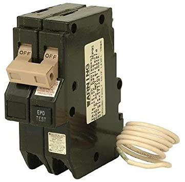 Cutler Hammer Ch250epd (or ch250gfep) ch series with ground fault equipment protection 2 Pole 50 amp Circuit Breaker