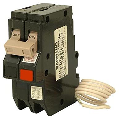Eaton CH220GF Breaker, 20A, 2P, 120/240V, 10 kAIC, Type CH Ground Fault
