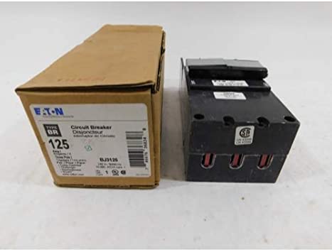 bj3125 3 Pole, 240 Volt, Molded Case Circuit Breaker Eaton Cutler-Hammer Westinghouse