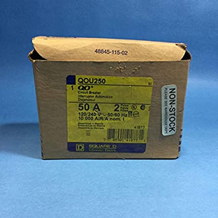 Circuit Breaker 2P 50 Amp 120/240VAC/48VDC
