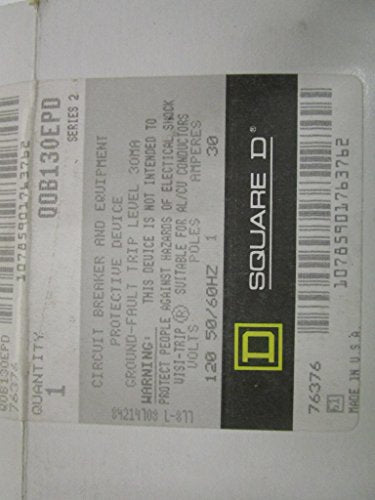 1P GFEP Bolt On Circuit Breaker 30A 120VAC