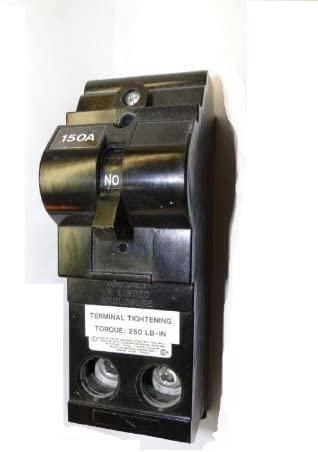 mda-200 2 Pole, 200 Amperes, 10kA Maximum Symmetrical Amperes Interrupting Capacity Rating @ 240 Volts A.C., Plug-In, Main Residential, Thermal Magnetic Circuit Breaker. Wire enters the lug terminals parallel to the action of the handle