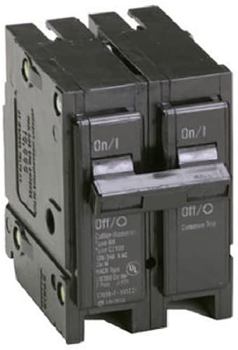 EATON CORPORATION BR230 Circuit Breaker, Black