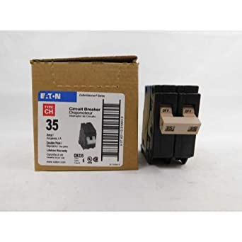 Eaton CH235 Breaker, 35A, 2P, 120/240V, 10 kAIC, Type CH