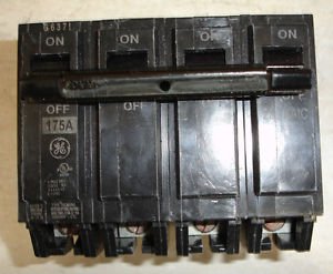 General Electric THQMV175WL 175 amp GE Main Circuit Breaker Midwest CB4175H