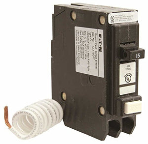 EATON 66C1405G10 Cl Series Single Pole Classified Gfci Breaker, Self-Test, 120-240 Volt, 15 Amps