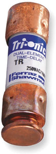 MERSEN/FERRAZ SHAWMUT TR25R Fuse, TR-R, 250VAC/160VDC, 25A, Time Delay, COLOR