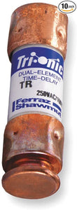 Mersen TR30R 250V 30A 2X9/16 Rk5 Time Delay Fuse, 10-Pack