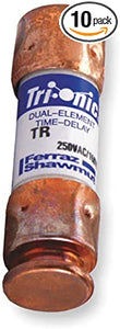 Mersen TR30R 250V 30A 2X9/16 Rk5 Time Delay Fuse, 10-Pack