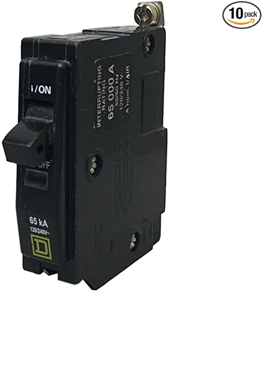 SCHNEIDER ELECTRIC Miniature 120/240-Volt 20-Amp QHB120 Molded Case Circuit Breaker 600V 90A