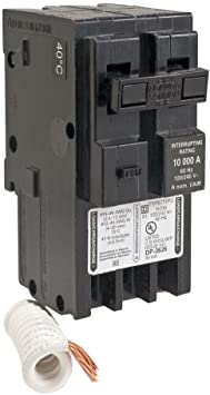 SCHNEIDER ELECTRIC 120/240-Volt 30-Amp HOM230EPD Miniature Circuit Breaker 120/240V 30A