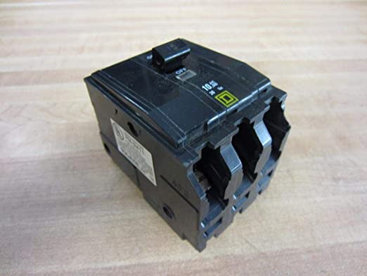 Bolt On Circuit Breaker,15A,3 Pole,QOB