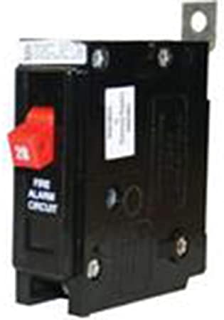 Eaton Breaker, 20A, 1P, 120/240V, Type BAB, 10 kAIC, Bolt On, Fire Alarm