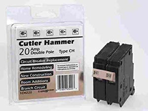 "cutler Hammer" Double Pole Circuit Breaker 2" 20amp