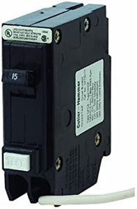 Eaton Corporation GFCB115CS Single Pole Ground Fault Interrupter Circuit Breaker, 120V, 15-Amp