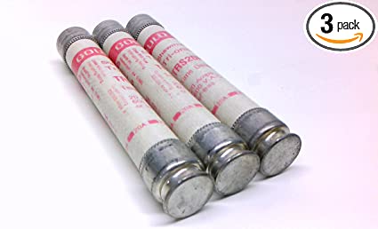 Ferraz Shawmut Trs20r - Pack of 3 - Class Rk5 Time-Delay Fuse, 6000Vac Trs20r - Pack of 3 - Class Rk5