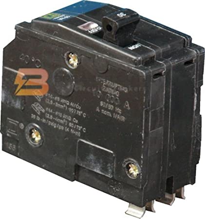 New Square D QO220 Circuit Breaker 2 Pole 20A 120/240V 10kA QO Series