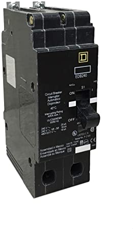 SCHNEIDER ELECTRIC 480Y/277-VOLT 60-AMP EDB24060 Miniature Circuit Breaker 480Y/277V 60A