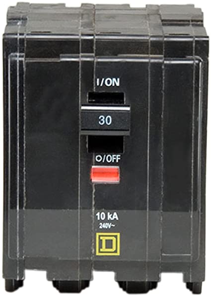 Square D by Schneider Electric QO330CP Circuit Breaker, Black
