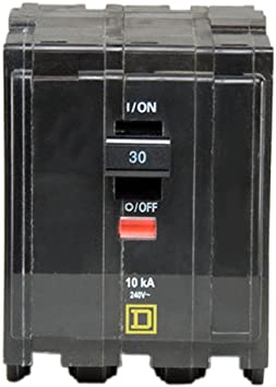 Square D by Schneider Electric QO330CP Circuit Breaker, Black