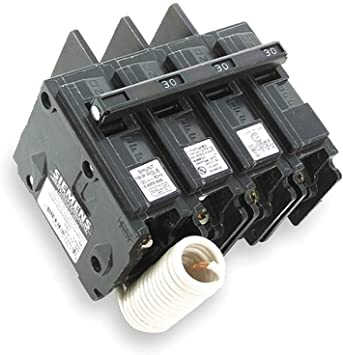 Circuit Breaker, 3Pole, 20A, BQ, ShTrip, 10kA