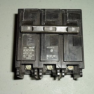 SIEMENS Q320 CIRCUIT BREAKER 20 AMP 3 POLE (NEW NO BOX)