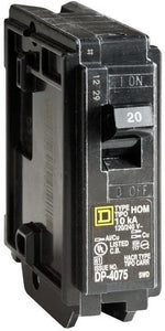 SCHNEIDER ELECTRIC 120-Volt 15-Amp HOM115GFI Miniature Circuit Breaker 120V 15A