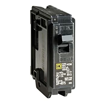 Plug in Circuit Breaker, 40A, 1P, 10Ka, 120V