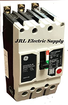 GE Distribution TEYL3015B Molded Case Circuit Breaker 15 Amp 480/277 Volt AC 250 Volt DC 3-Pole Bolt-On Mount