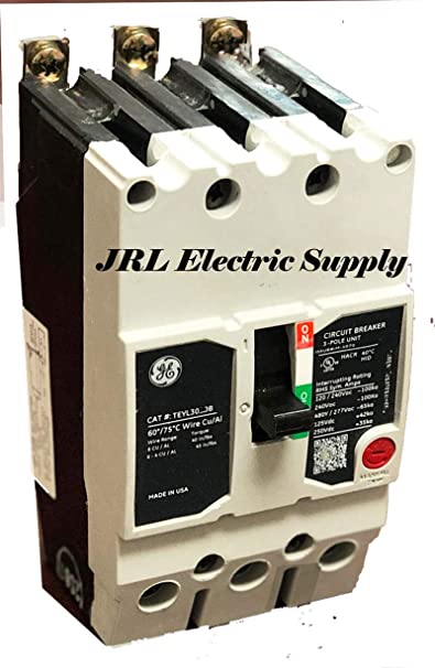 GE Distribution TEYL3015B Molded Case Circuit Breaker 15 Amp 480/277 Volt AC 250 Volt DC 3-Pole Bolt-On Mount