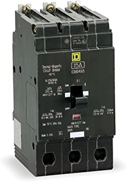 Square D Circuit Breaker, 100 Amp, 3-Pole, EDB34100 by Schneider Electric Square D