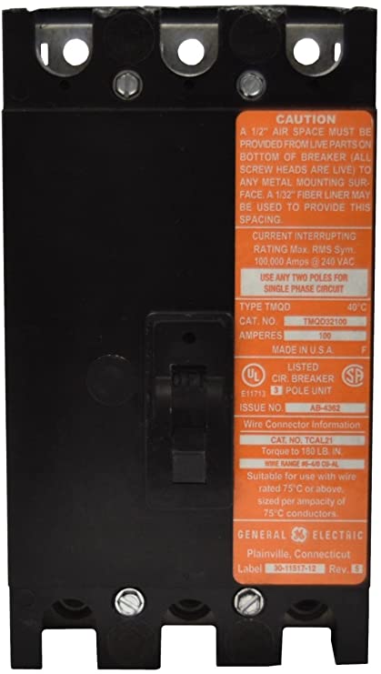 GENERAL ELECTRIC TMQD32100 N 100A 240V 3P NEW